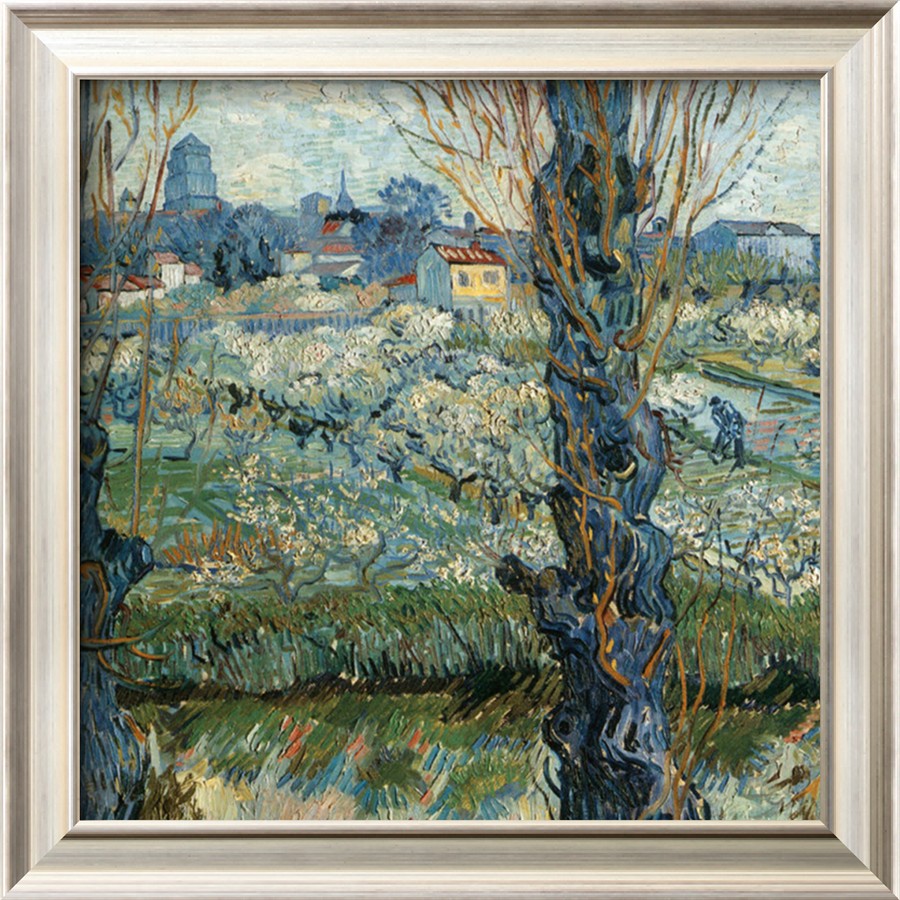 Vue DArles Avec Vergers En Fleurs - Van Gogh Painting On Canvas